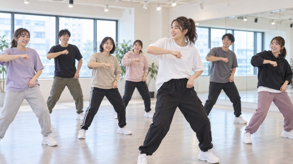 K-POPやHIPHOPを基礎から練習するダンス初心者
